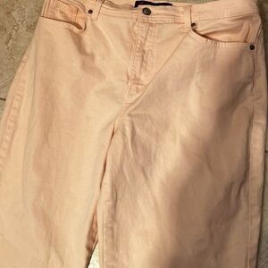 Gloria Vanderbilt Women's Straight Leg Jeans in Peach